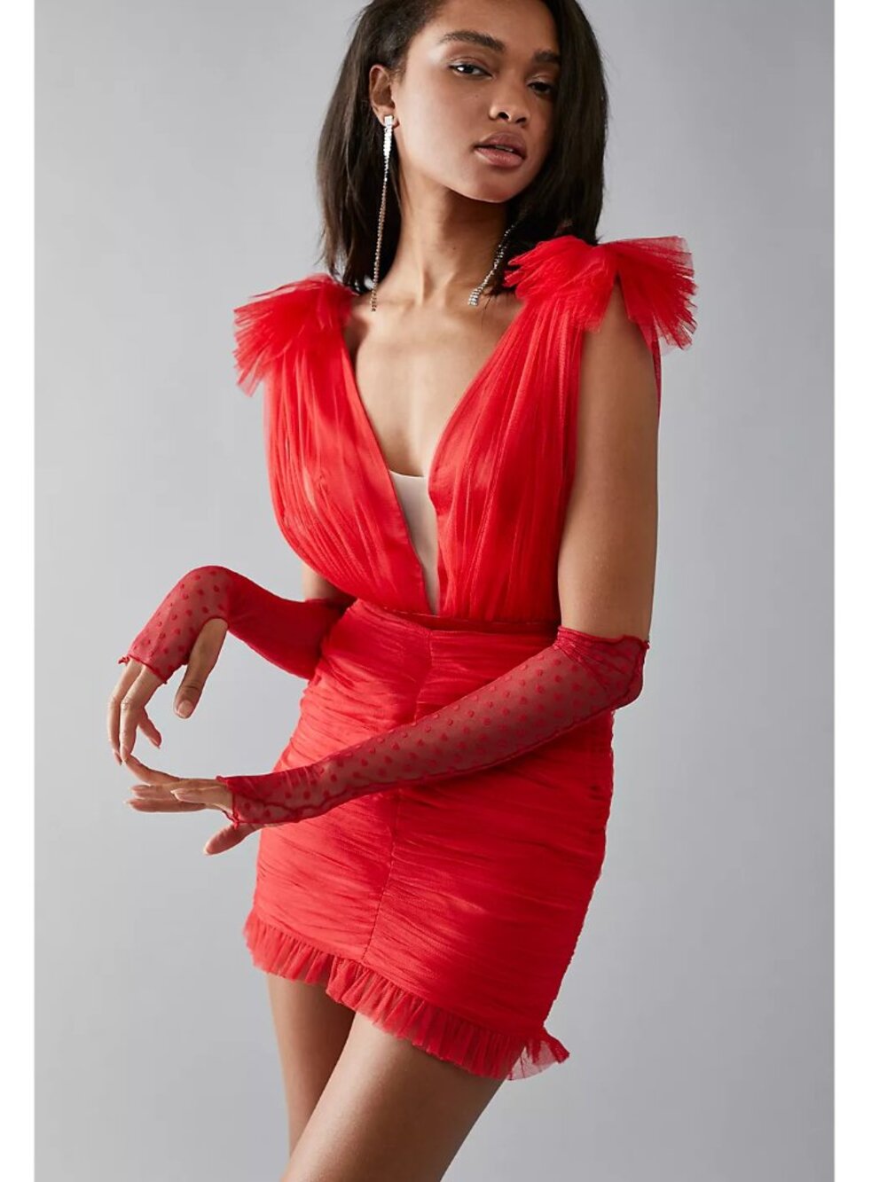 Sau Lee *NEW* Red Harlie Dress